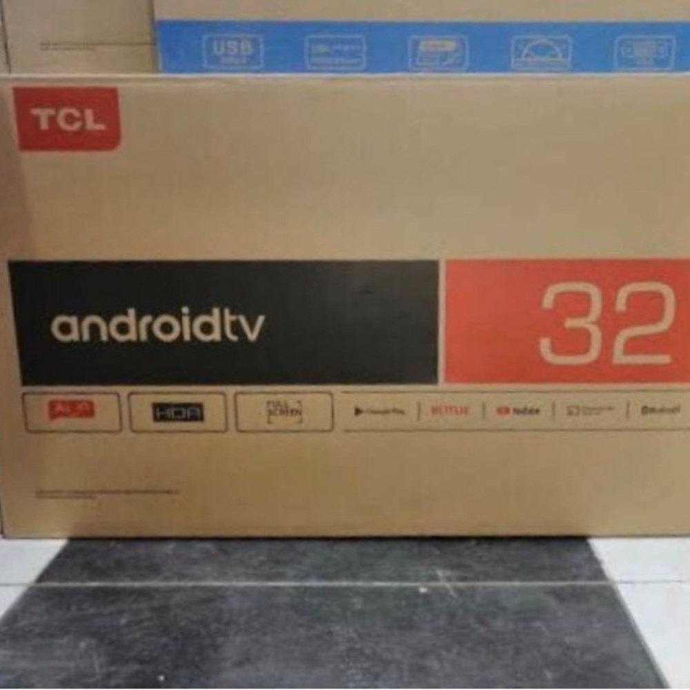 TCL 32-Inch Android TV with Red and Black Accents